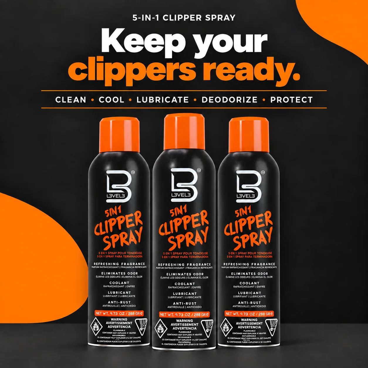 5 in 1 Clipper Spray 3 st
