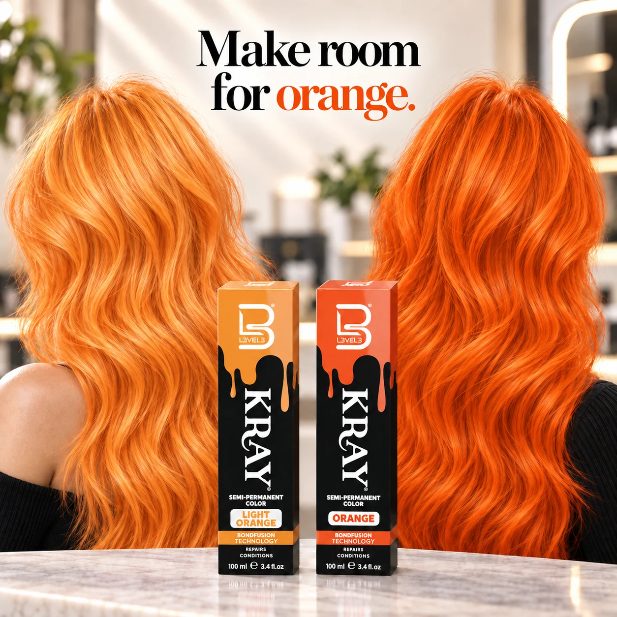 Orange Semi Permanent Color