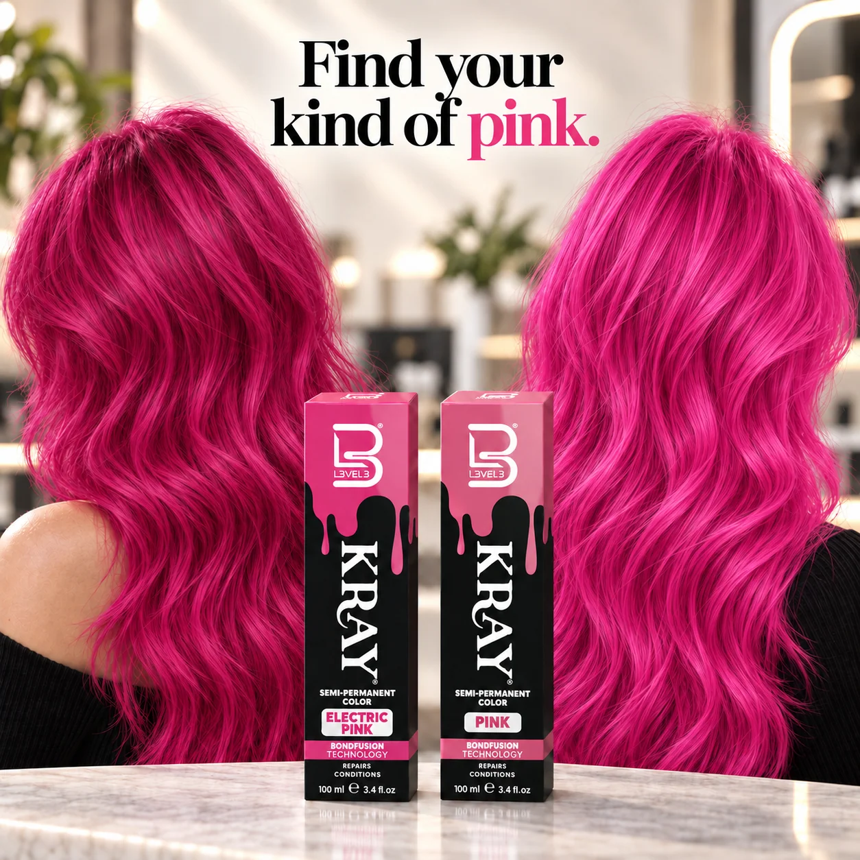 Pink Semi Permanent Color