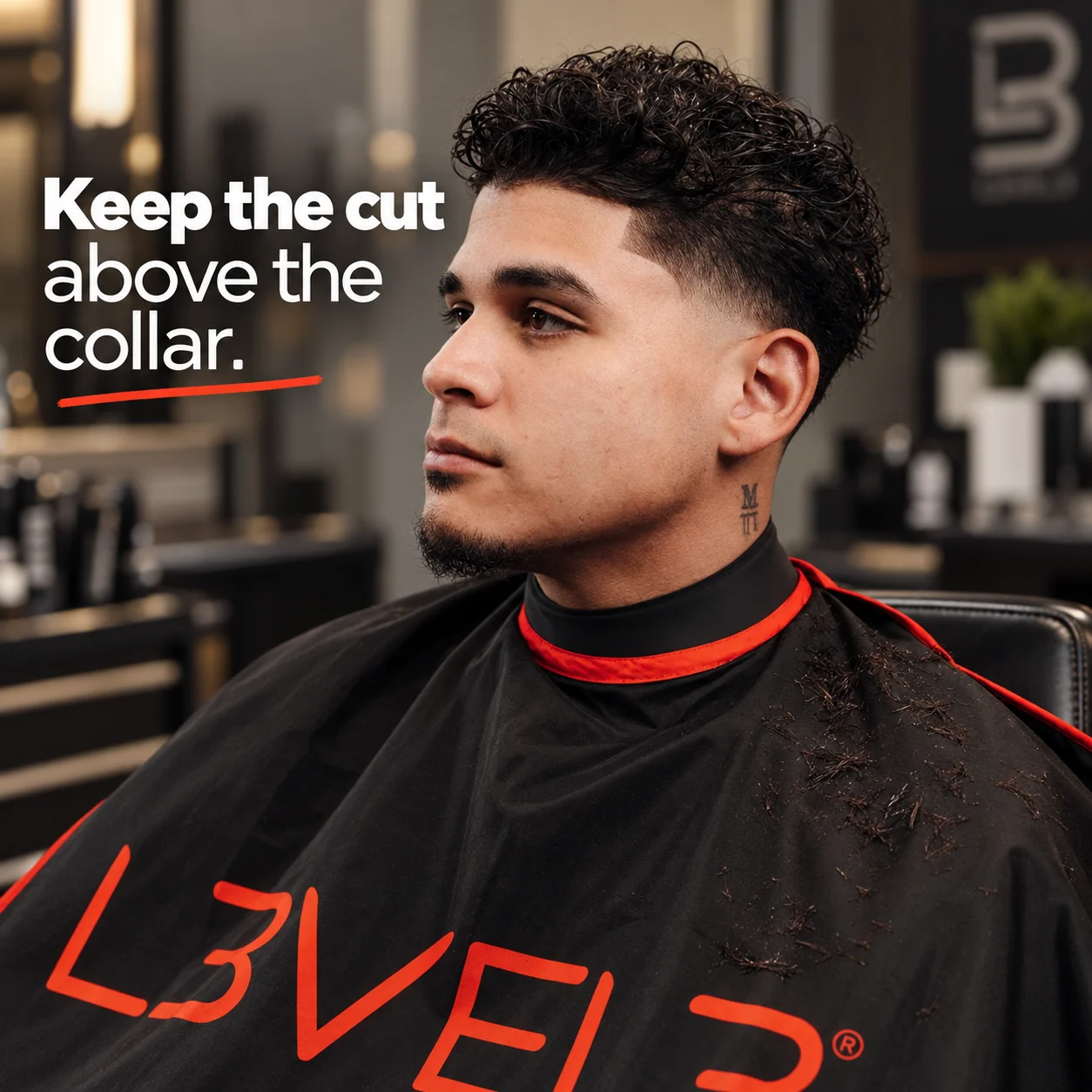 Professional Rubber Neck Cutting Cape