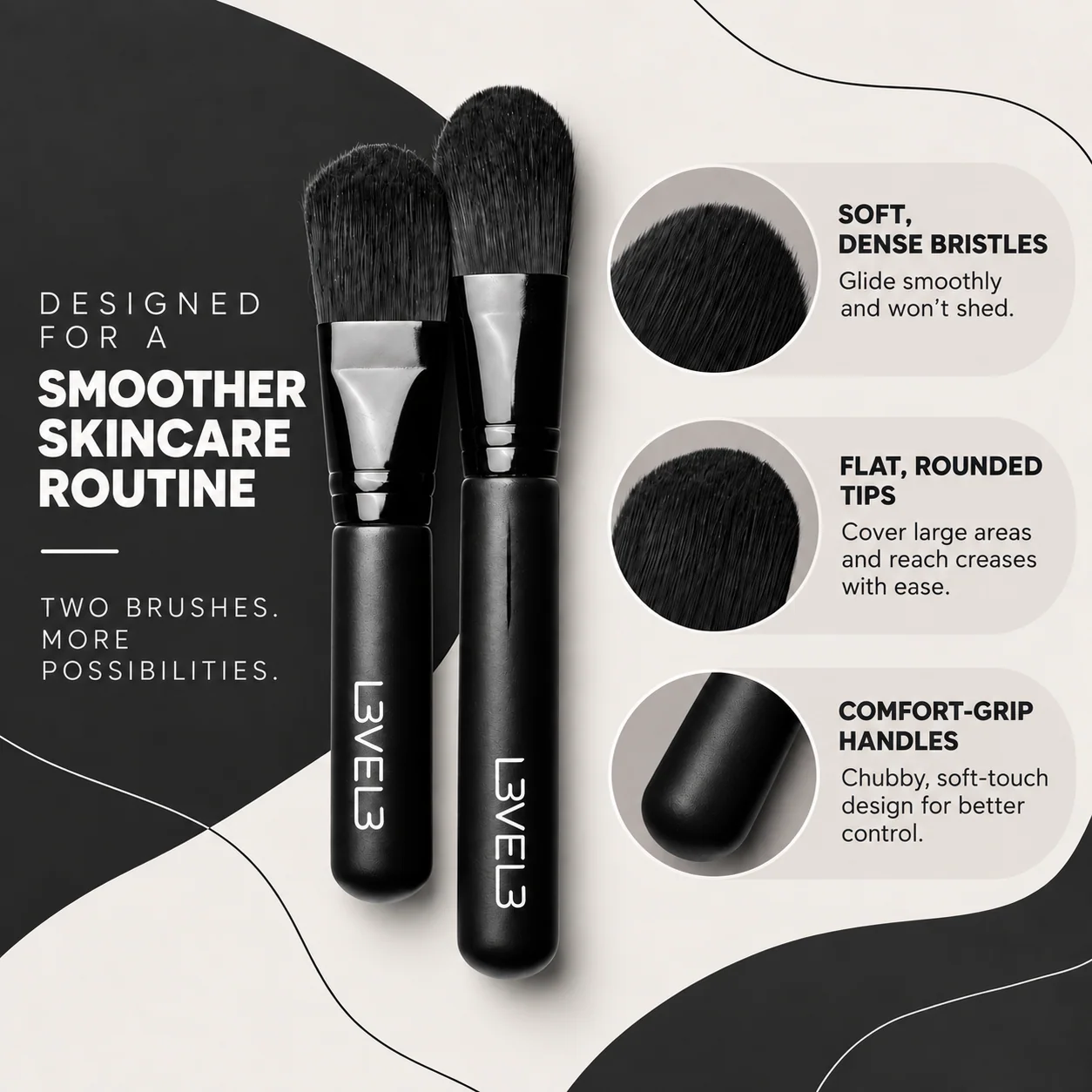 Facial Mask Application Brushes