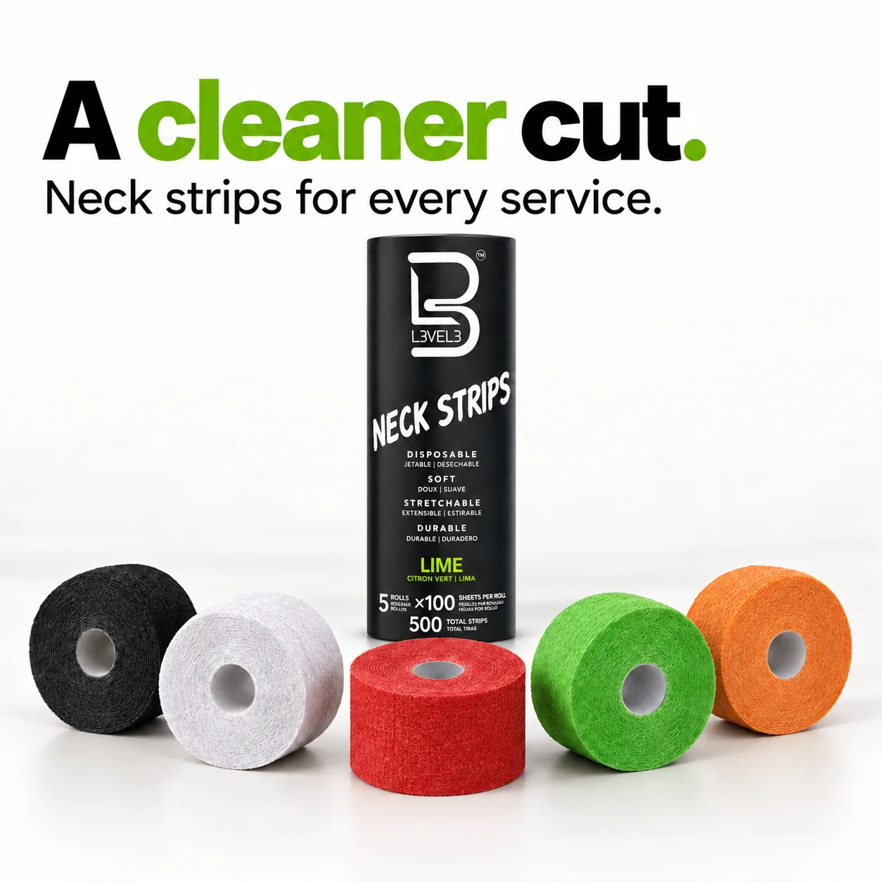 Neck Strips Set 5-Pack Assorted Colors