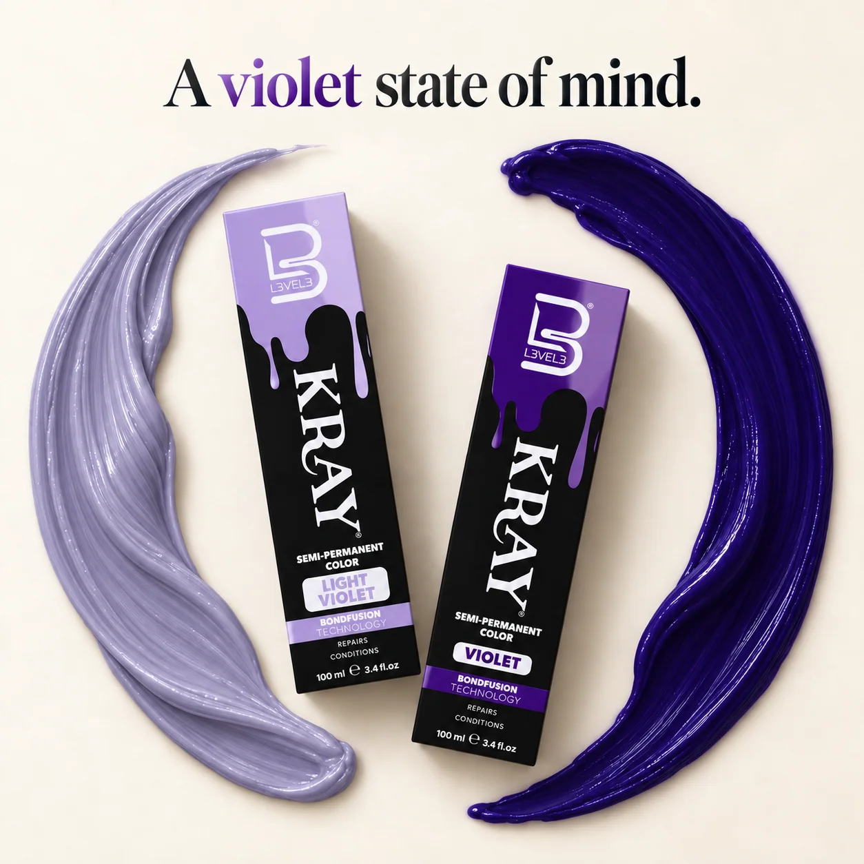Violet Semi Permanent Color