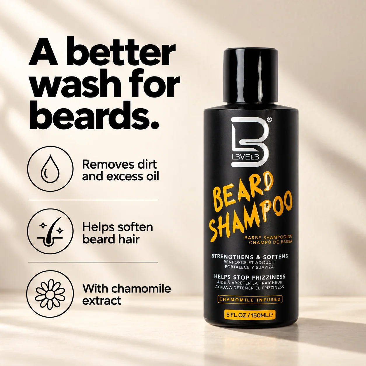 Champú para barba