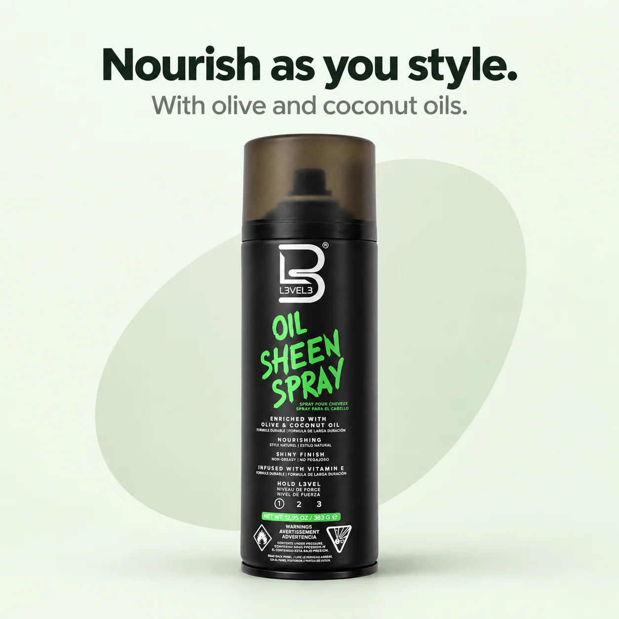 Spray con brillo para el cabello - pack de 2