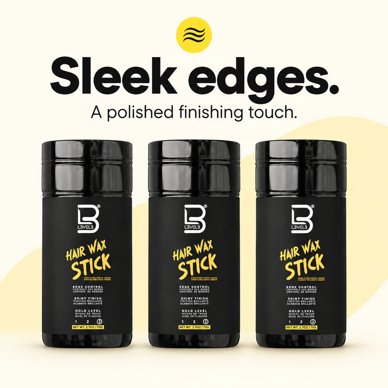 Hair Edge Wax Stick – 3er-Pack
