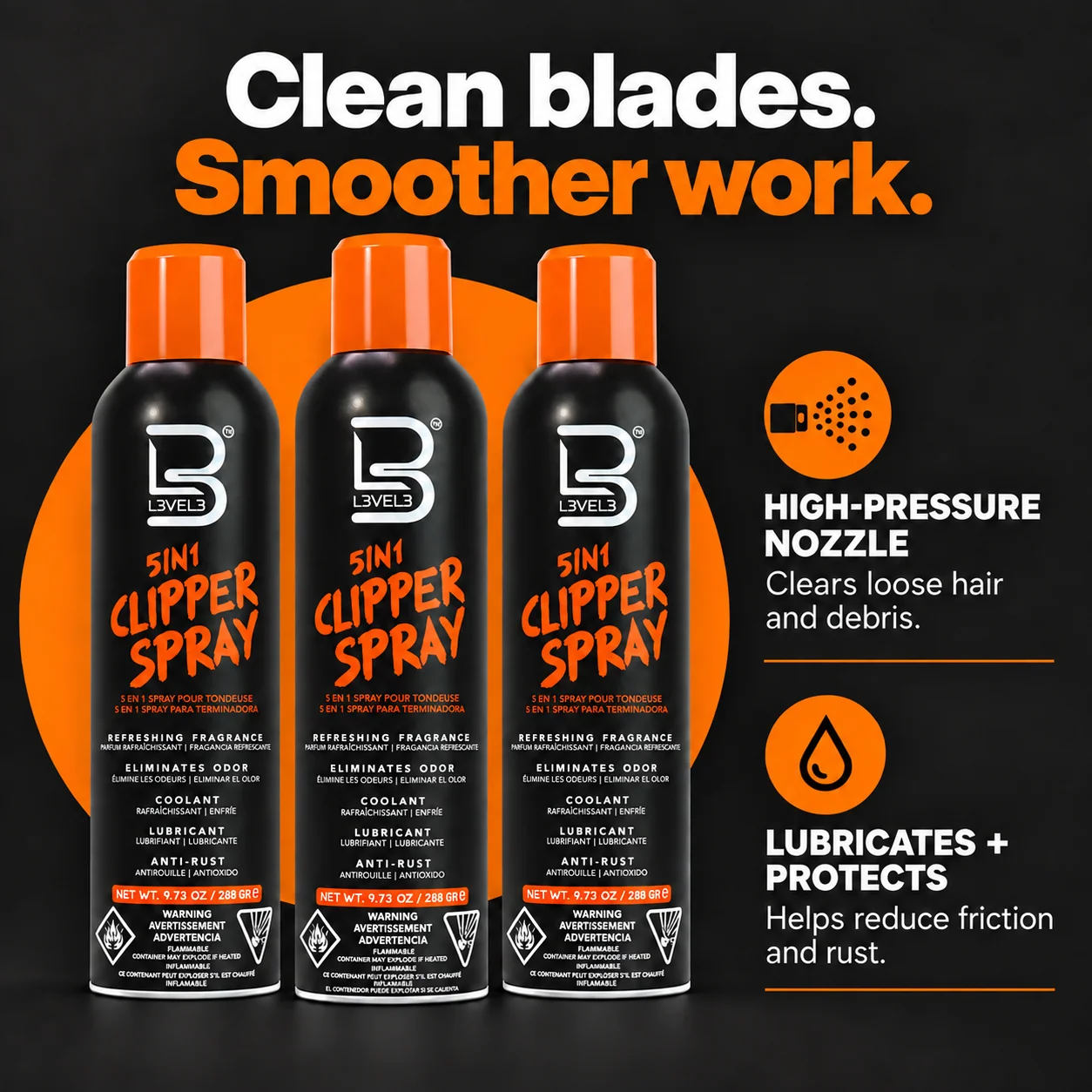 5 in 1 Clipper Spray 3 st