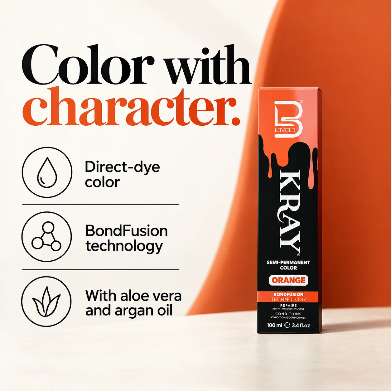 Orange Semi Permanent Color