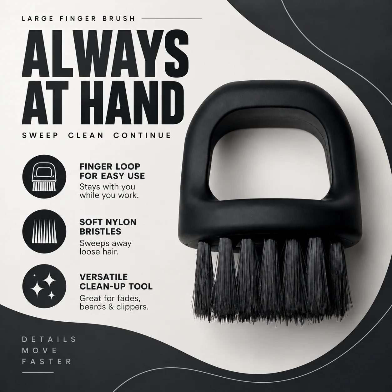 Large Finger Brush