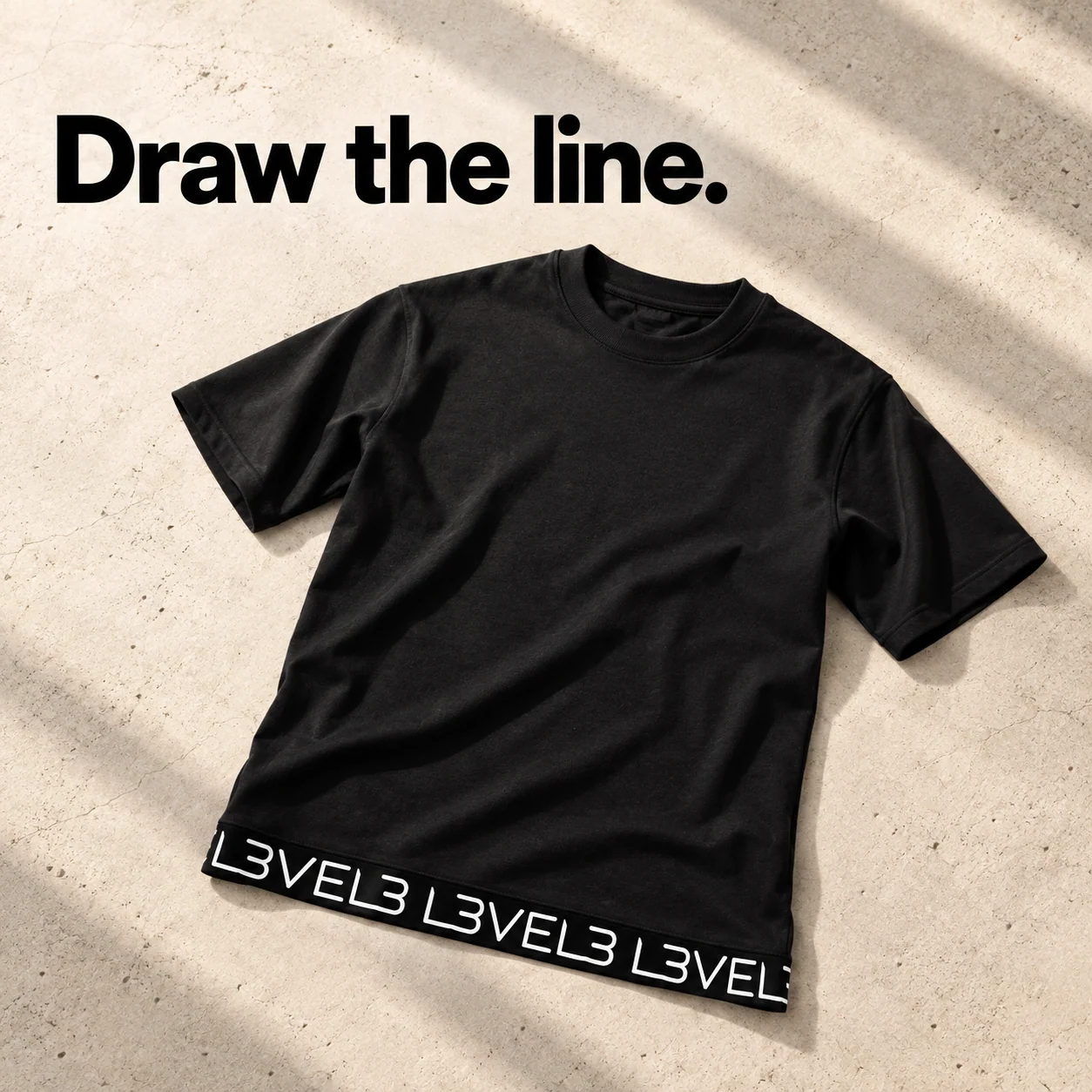 L3VEL3™ Premium Logo Strip T-shirt
