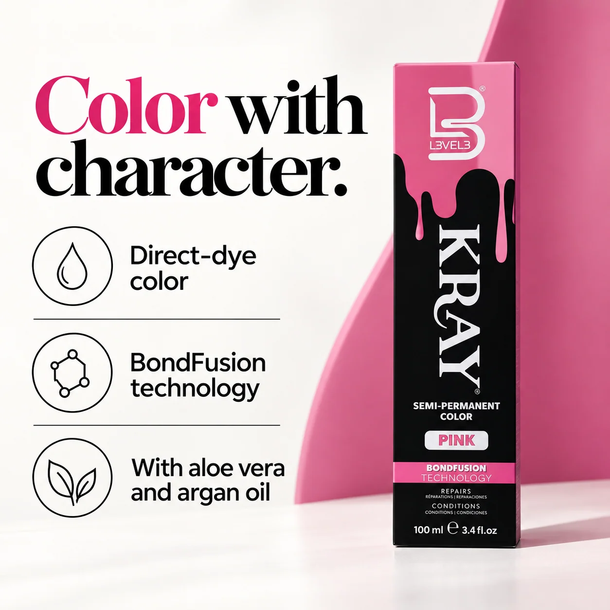 Pink Semi Permanent Color