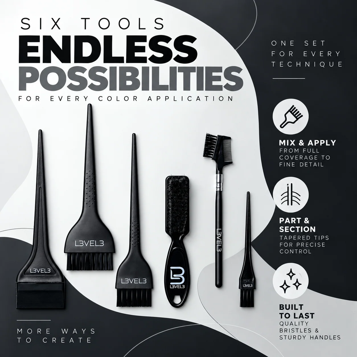 Tint Brush Set - 6 Pack
