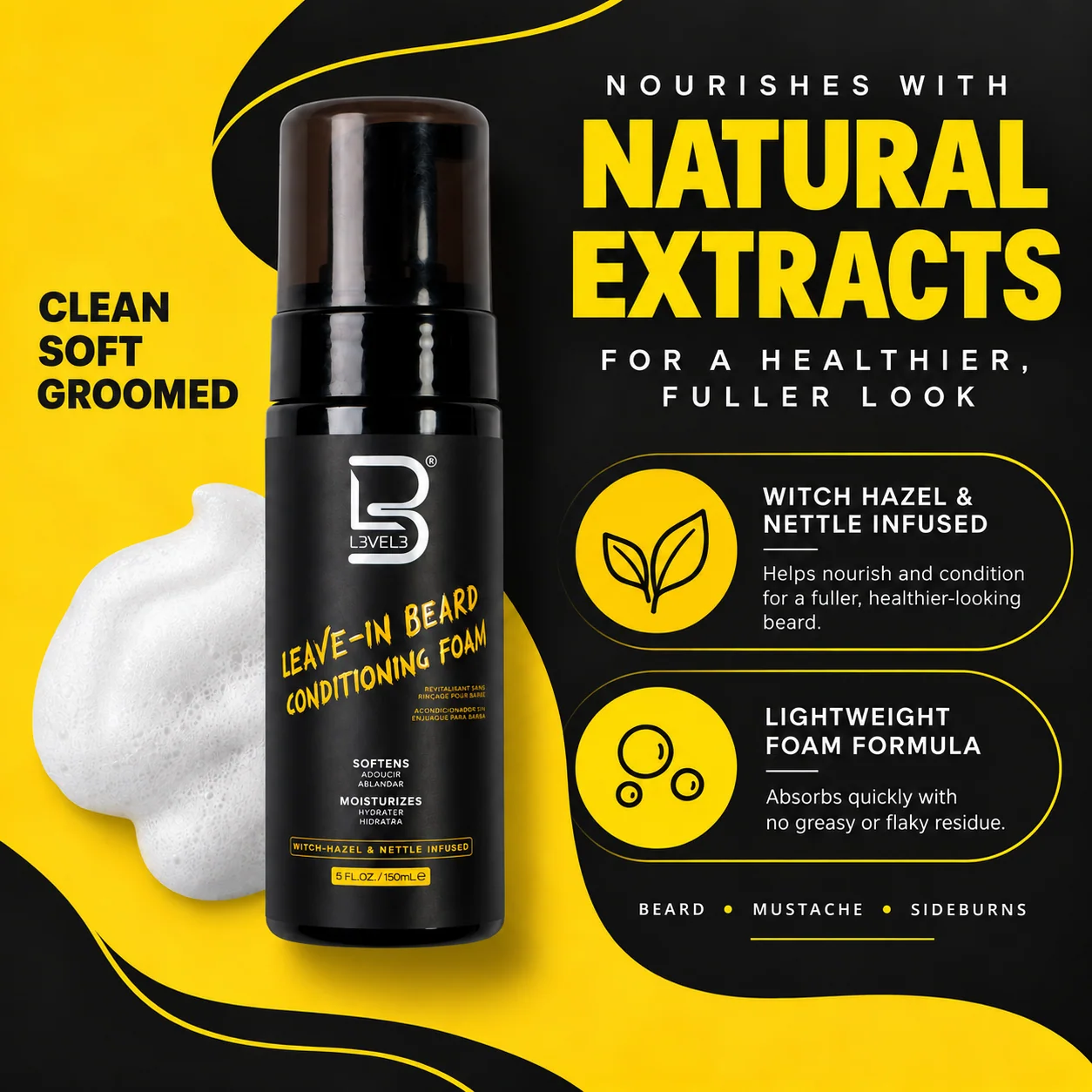 Leave-In Beard Conditioning Foam