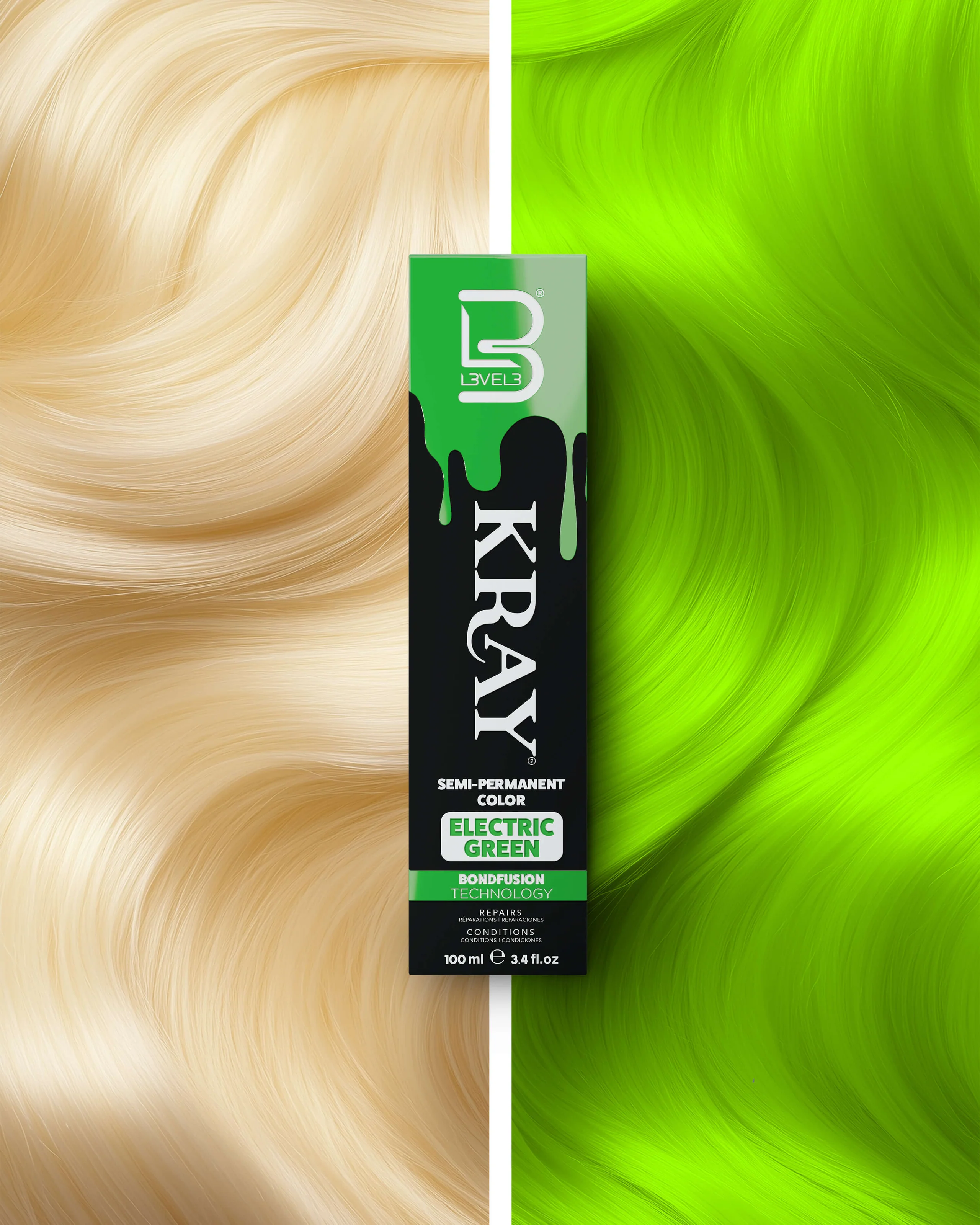 Electric Green Semi-Permanente Kleur