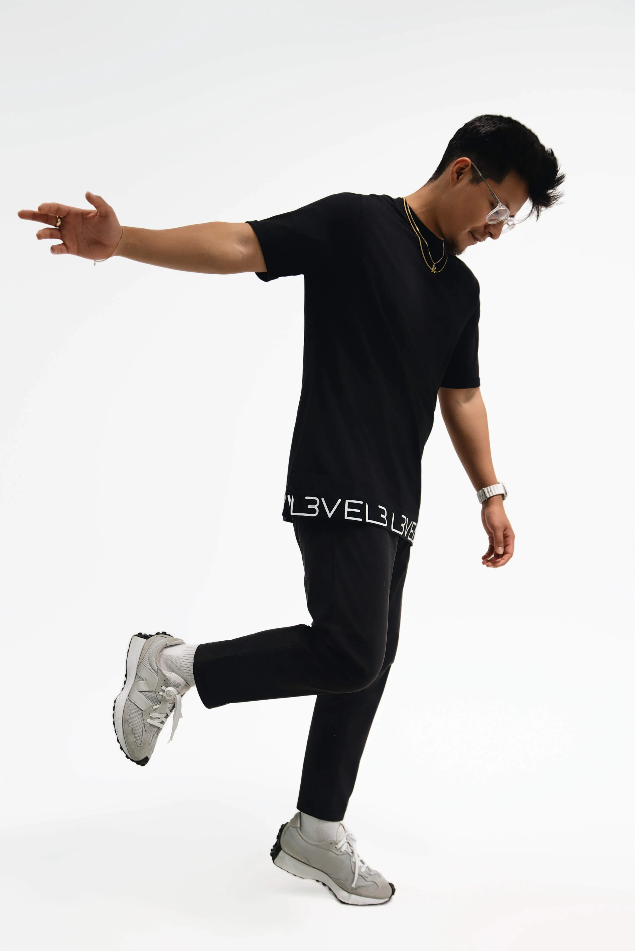 L3VEL3™ Premium Logo Strip T-shirt