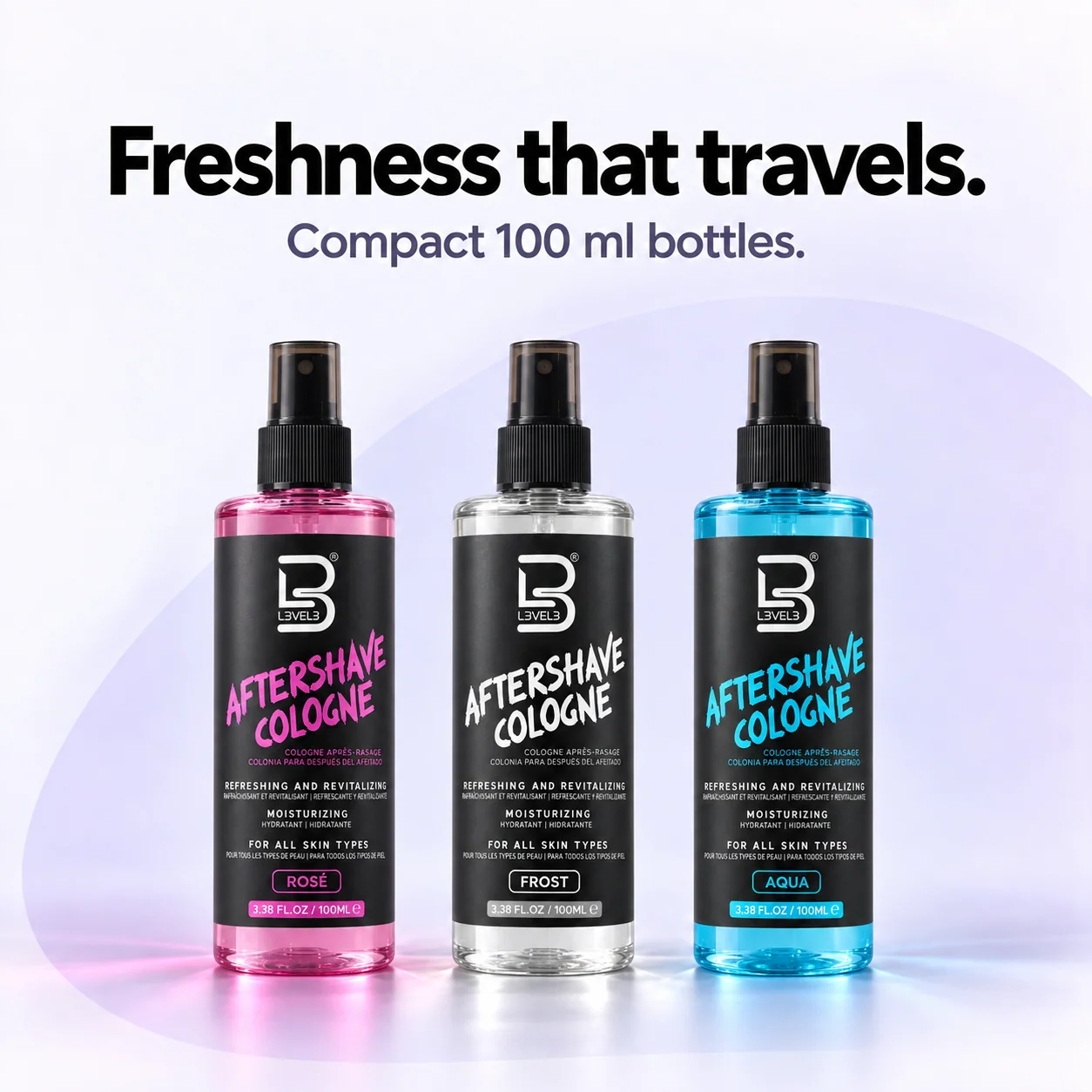 Reisestørrelse After Shave-pakke – 7 pakker
