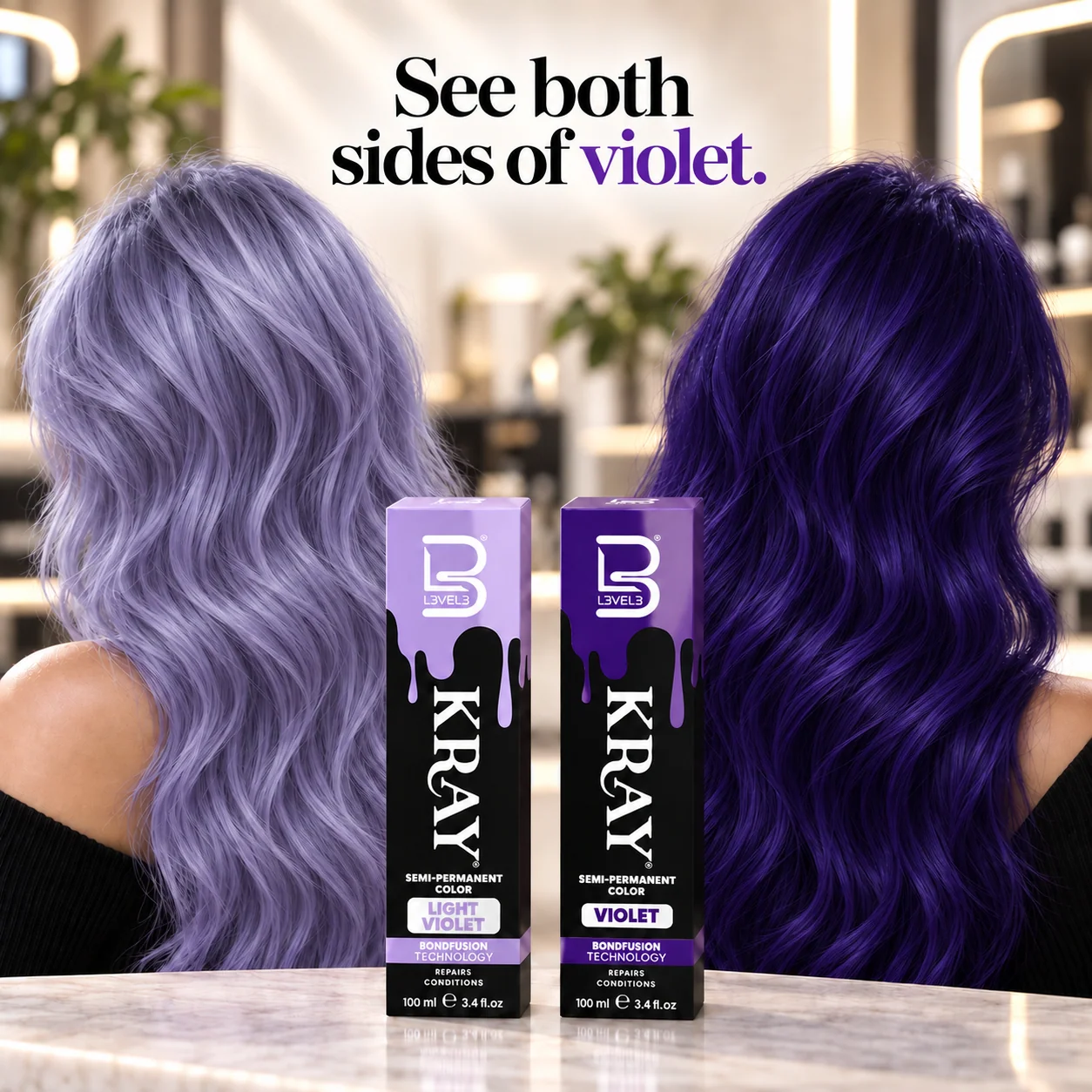 Violet Semi Permanent Color