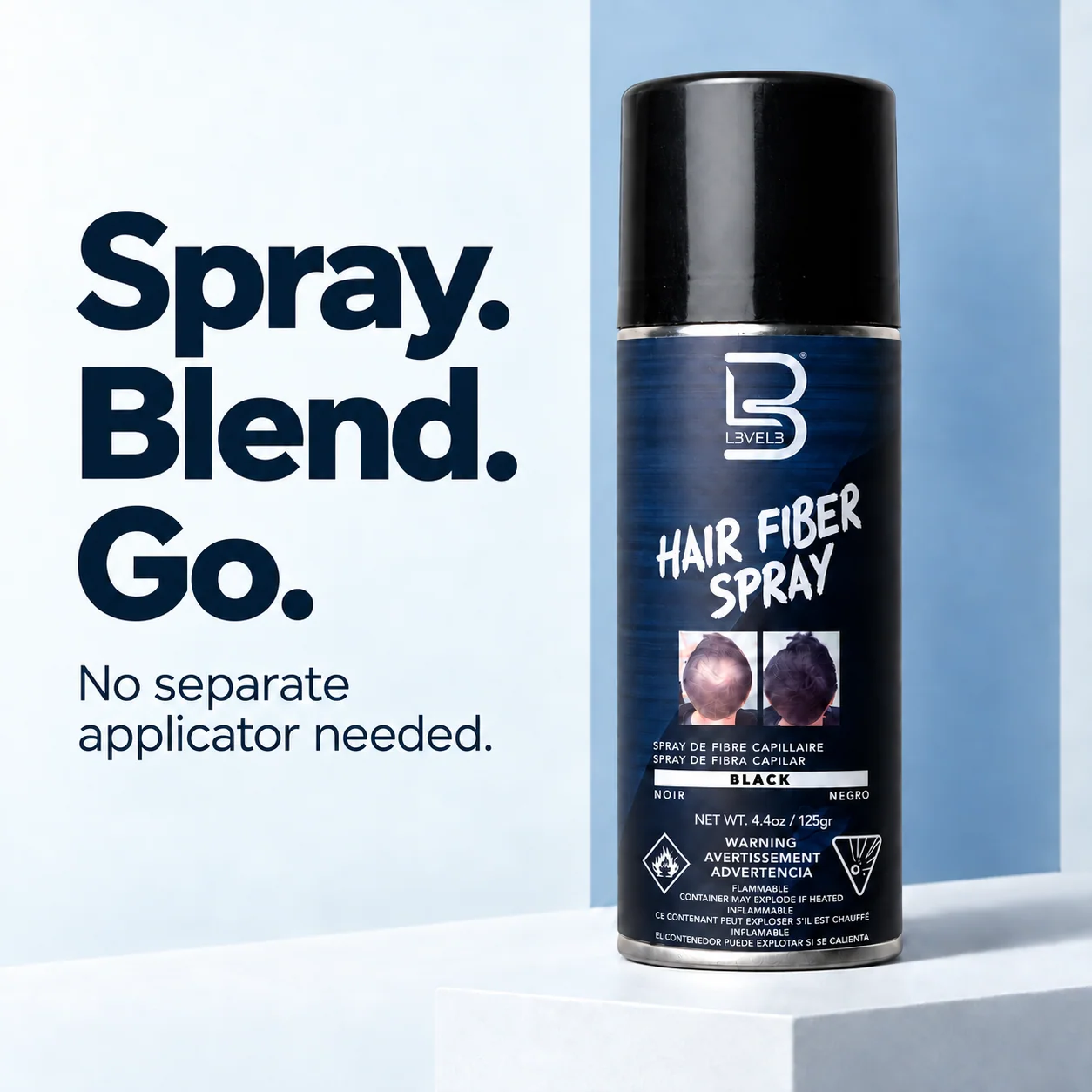 Spray de fibra capilar