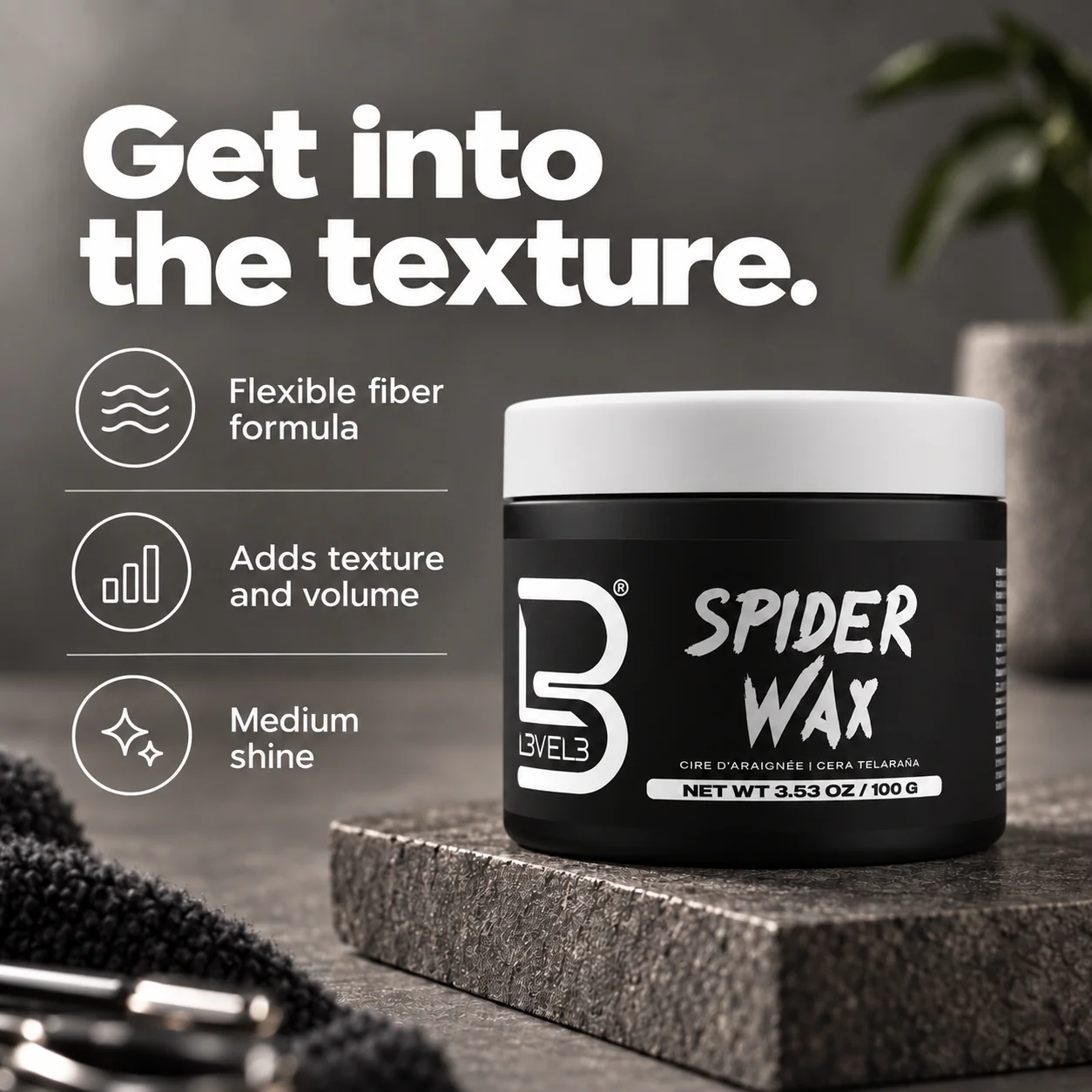 Spider Wax – wosk do włosów o włóknistej teksturze