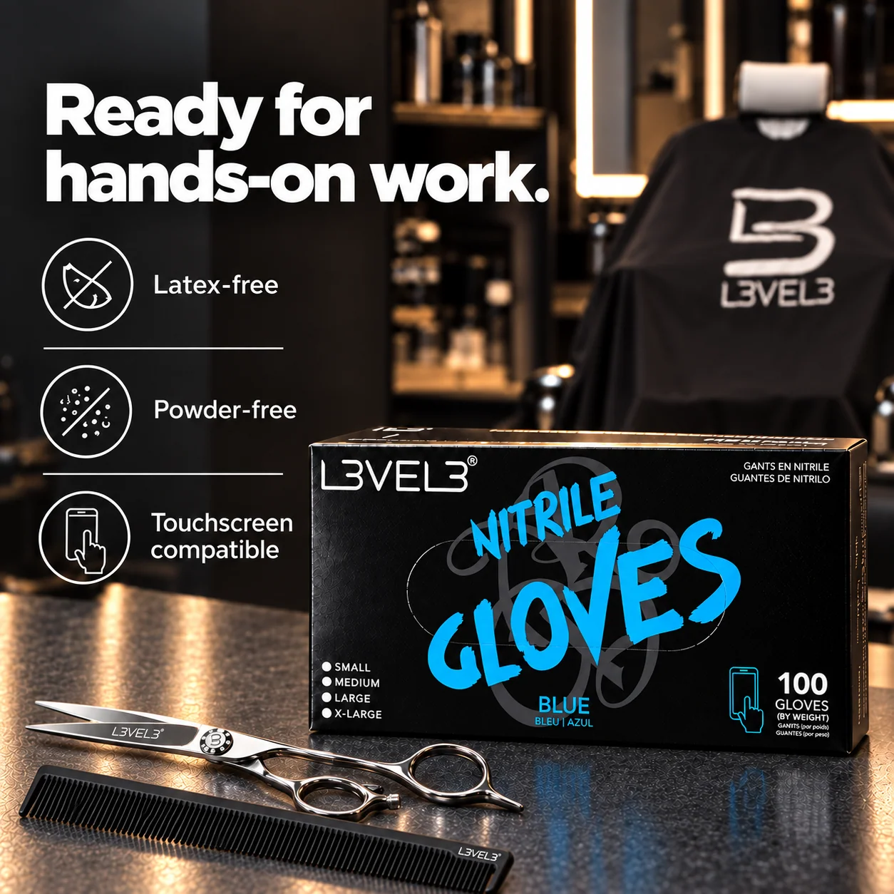 Guantes de nitrilo profesionales