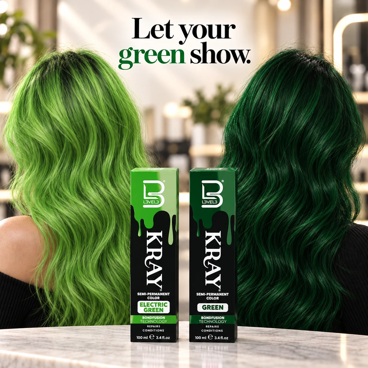 Electric Green Semi-Permanente Kleur