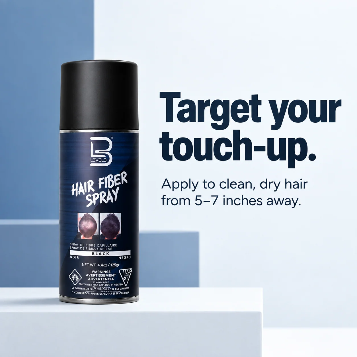 Spray de fibra capilar